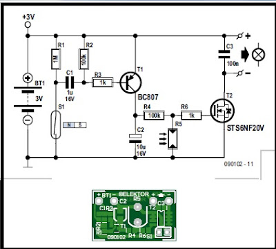 Automatic Bicycle Light Circuit Diagram