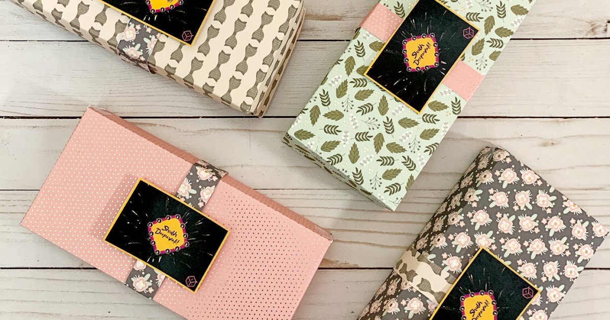 Vikalpah DIY gift box using cardstock perfect for cookies & treats
