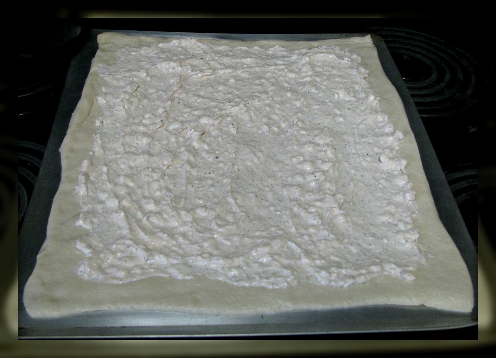 RandomThoughtsfromTN Cheesy Ham and Spinach "Garbage Bread"