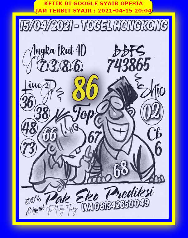 1 New Message Kode Syair Hongkong 15 April 2021 Forum Syair Togel Hongkong Singapura Sydney