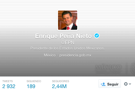 Presidentes en twitter Presidentes en twitter