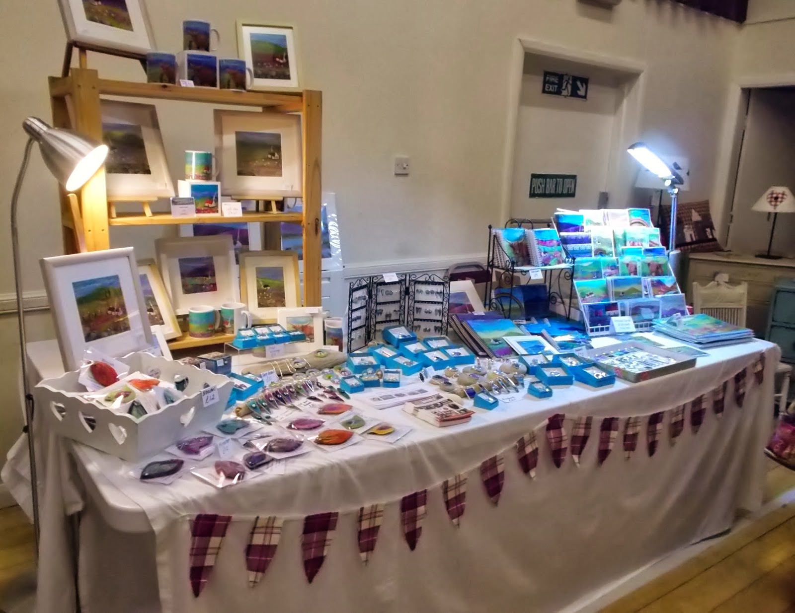 Aileen Clarke Crafts Pitcairngreen Village Hall Craft Fair and The