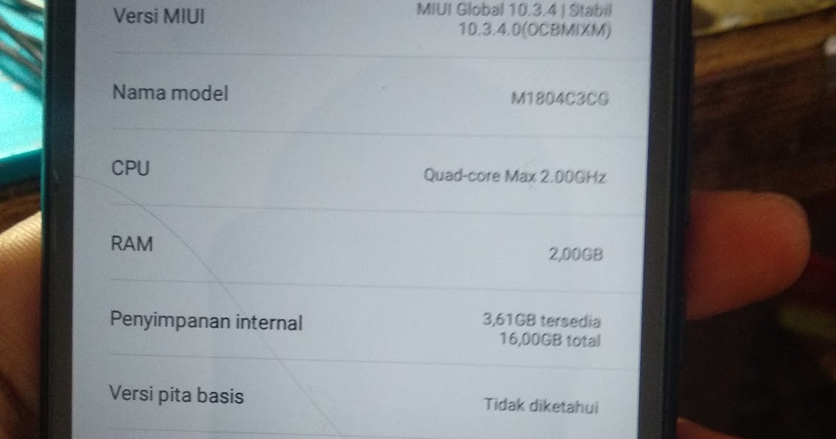 Redmi 6a Baseband UNKNOWN Solutions No Signal