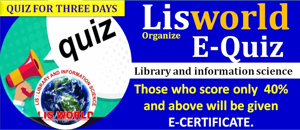 LISWORLD ORGANIZE E-Quiz for Library and Information Science