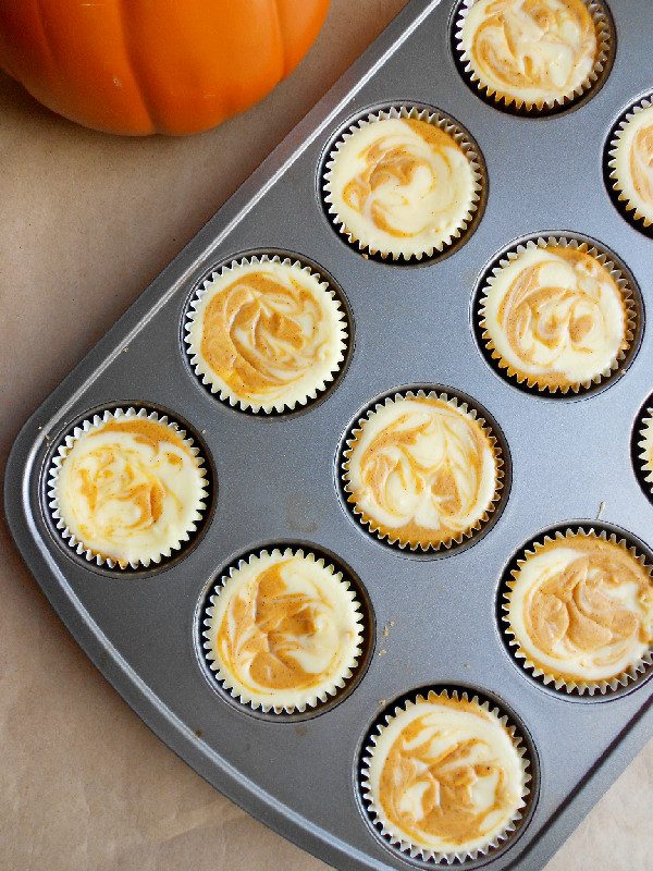 Pumpkin Swirl Cheesecake Cupcakes Confessions Of A Confectionista