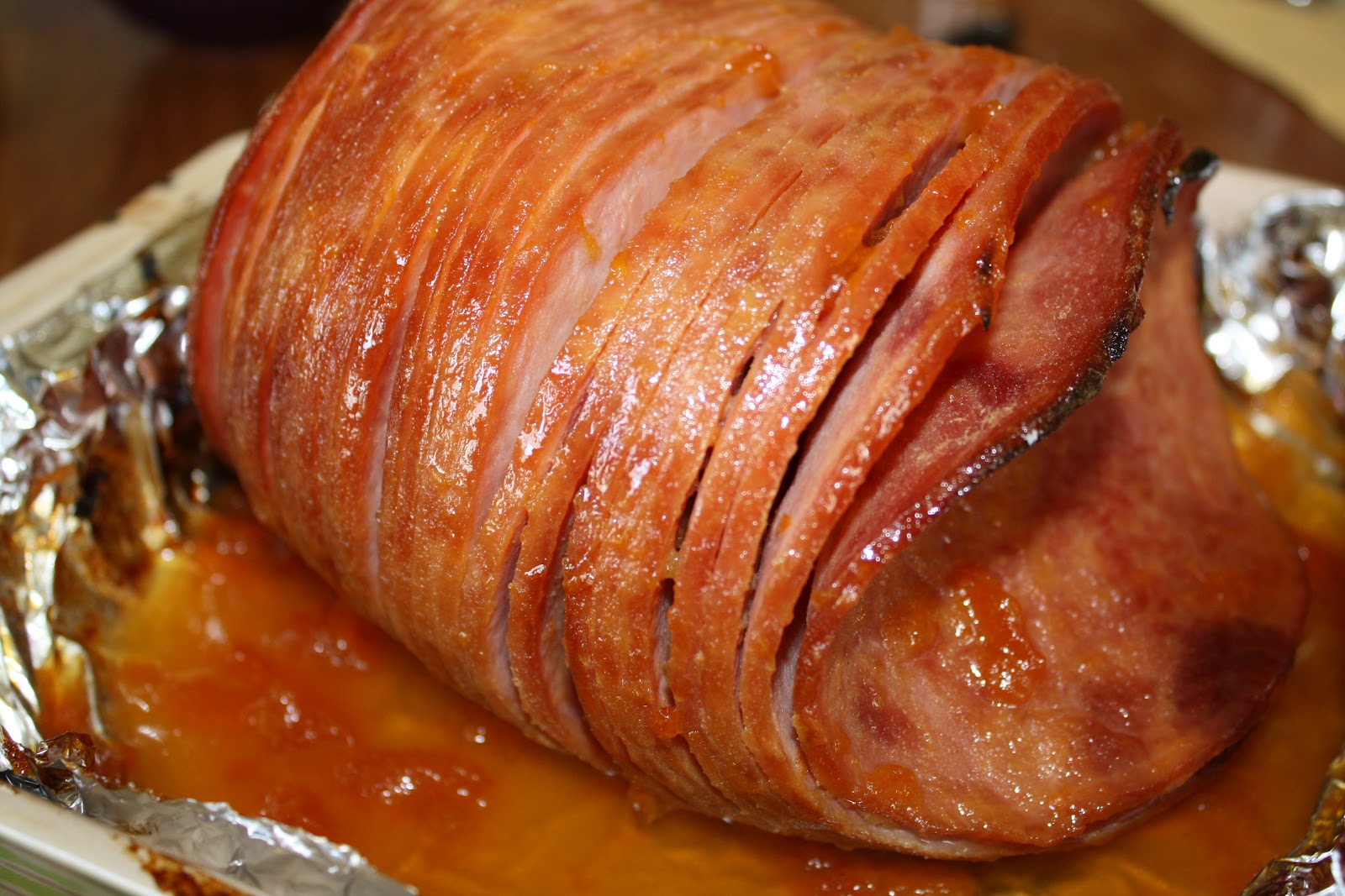 Hot Dinner Happy Home ApricotMustard Glazed Ham