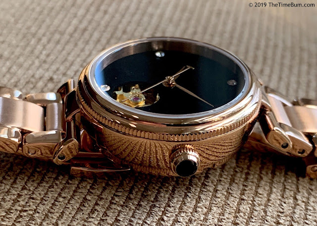 Eliana Timekeeper Twilight Glint black and rose gold