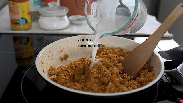 coconut milk santan