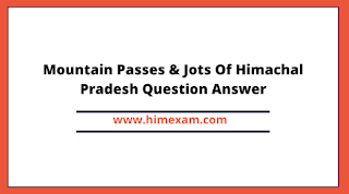Mountain Passes & Jots Of HP In Hindi PDF