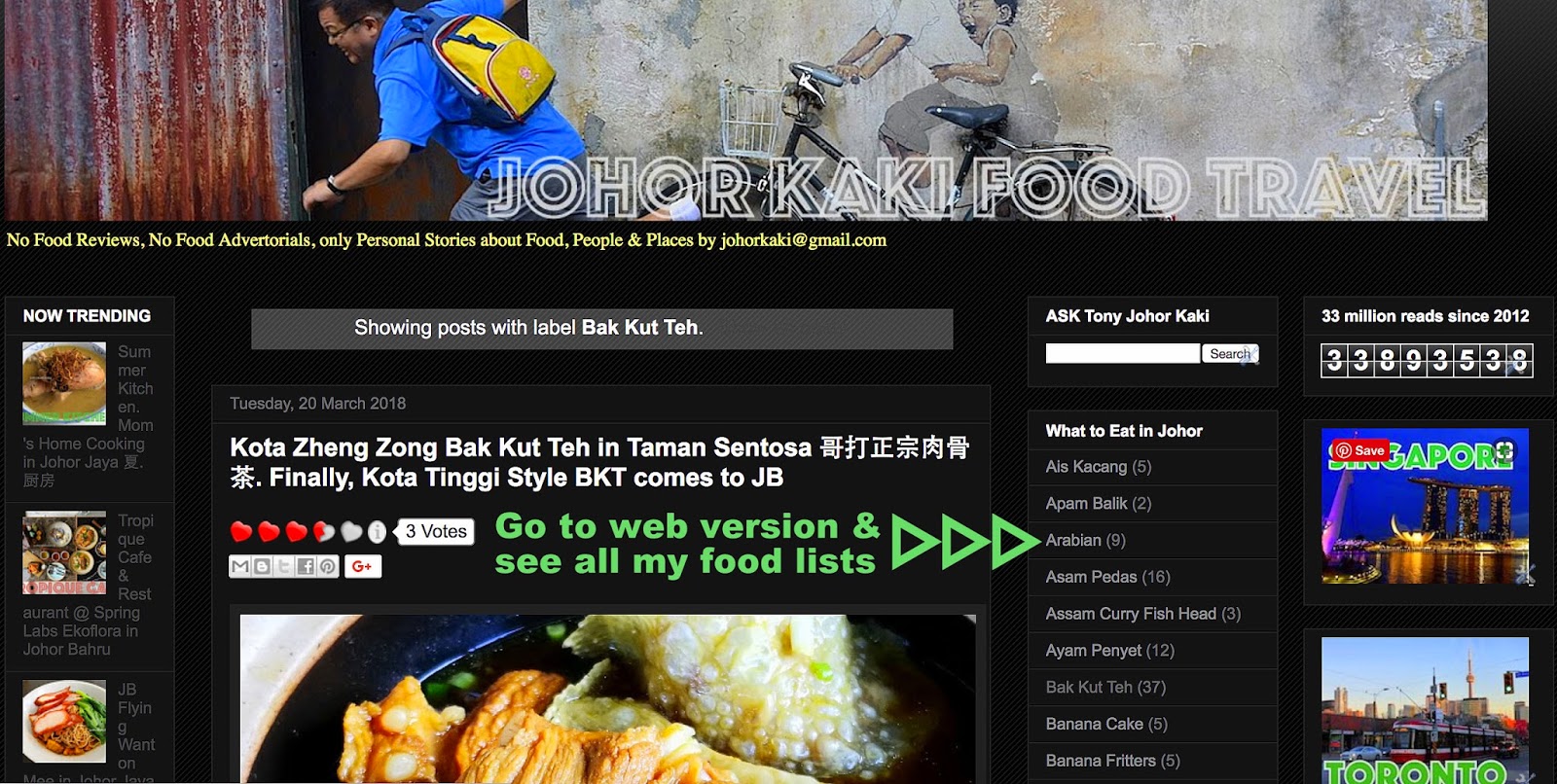 Tried Tasted Best Kway Teow Kia In Johor Johor Kaki Travels For Food