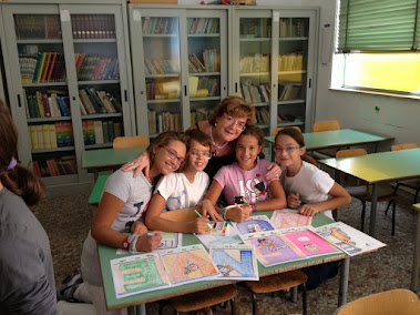 Benvenuti a scuola! i "grandi" aiutano a preparare l'accoglienza per i piccini!