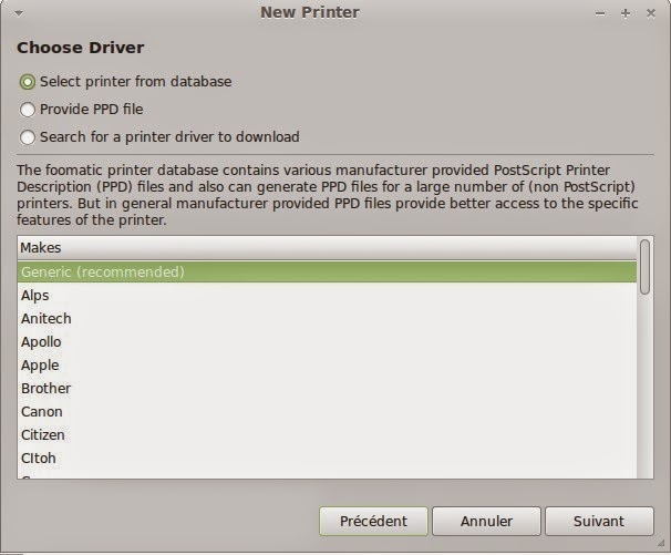 Developer Notepad Imprimante Zebra USB, ZPL et CUPS Damned CUPS!!!