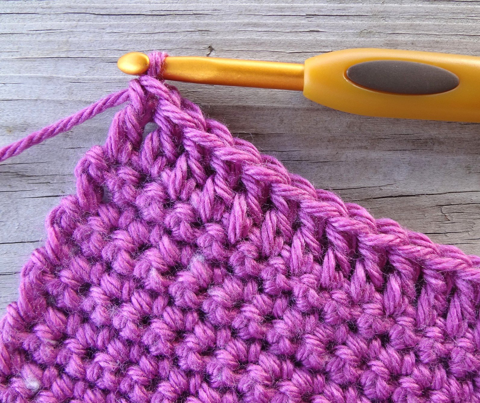 Fiber Flux: How To Double Crochet