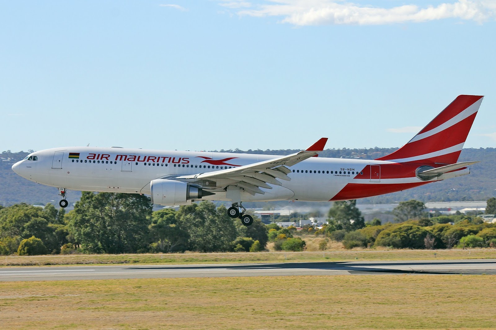 Perth Airport Spotters Blog Air Mauritius New Flight Numbered