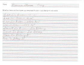 Joyous Lessons: Fourth Grade in Our Home :: Exams, Term 3