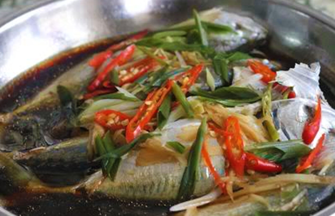 Masak kembung steam pedas Resep masakan ikan