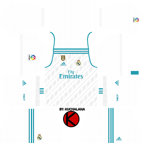 Real Madrid home Kits 2017/2018 - Dream League Soccer