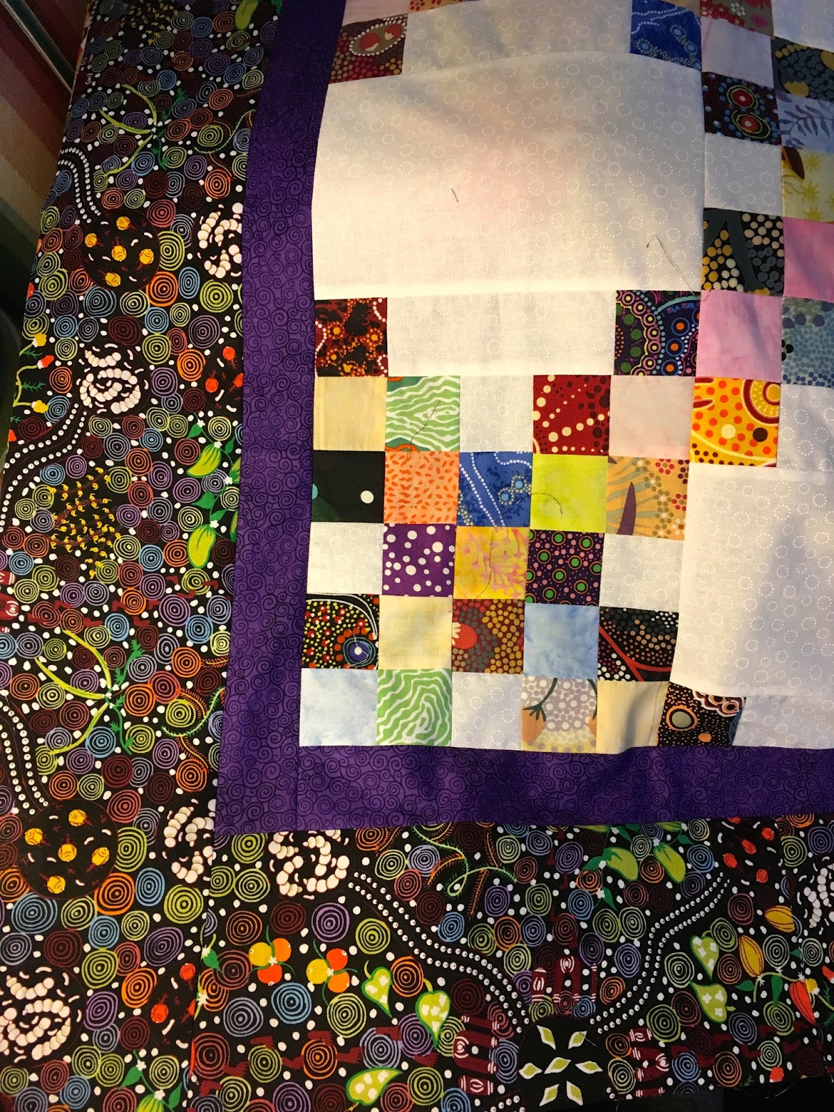 Susan's Quilt Creations Double Irish ChainLeader Ender Quilt