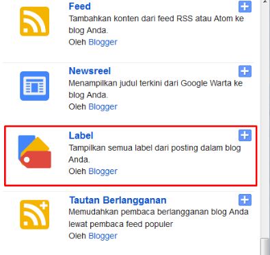 Cara Membuat Widget Label Blog Warna-Warni di Sidebar | Contoh Panduan