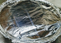 Sealed pot with aluminum foil for veg biryani recipe