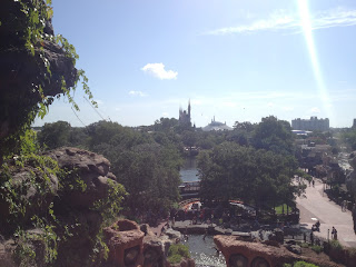 View From Top of Splash Mountain Magic Kingdom Disney World