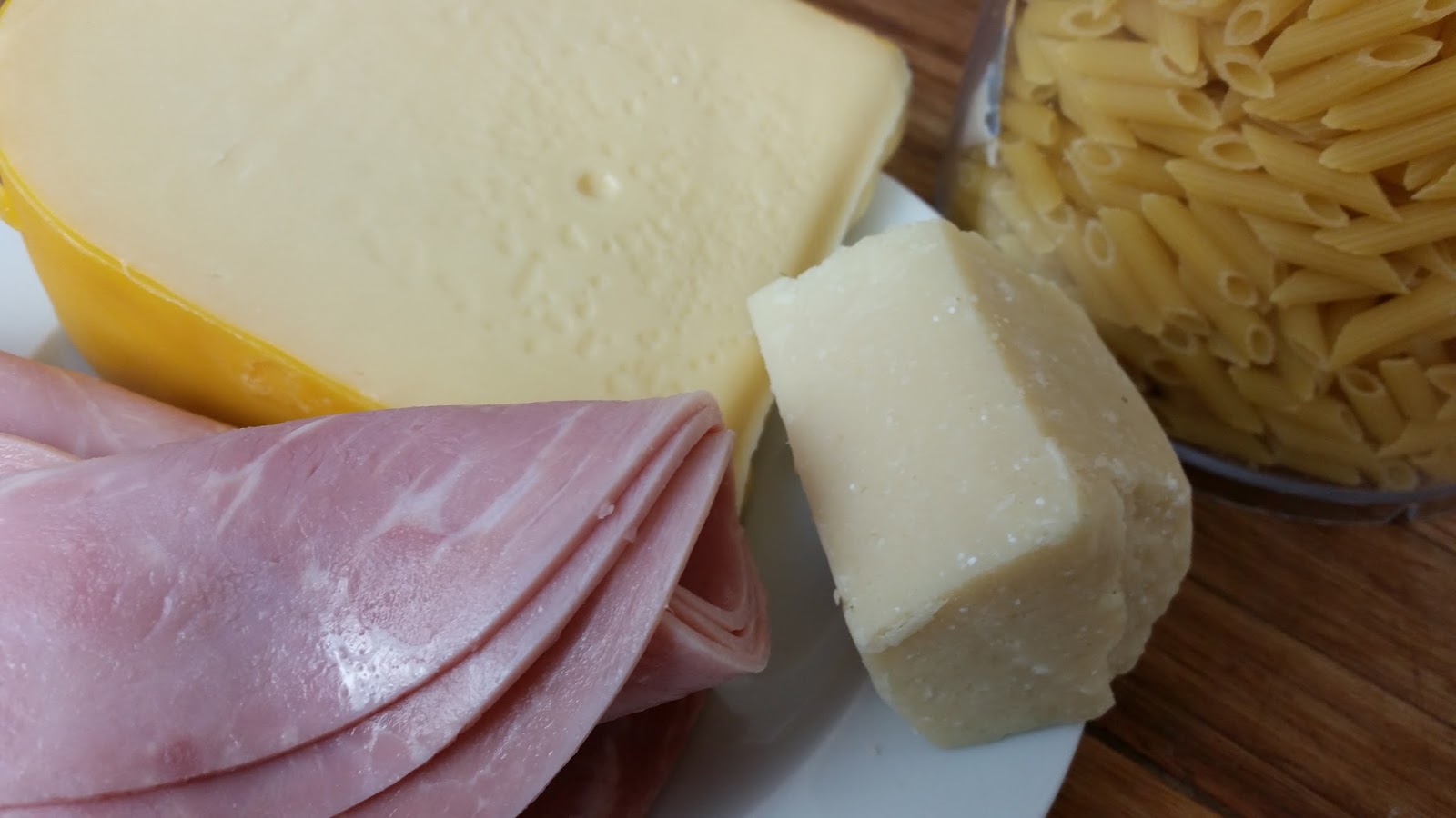 Zutaten für Makkaroni mit Käse
