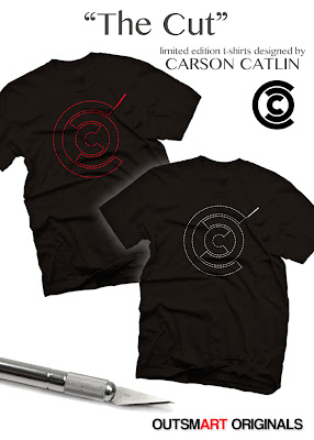 Carson Catlin x outsmART originals “The Cut” T-Shirt