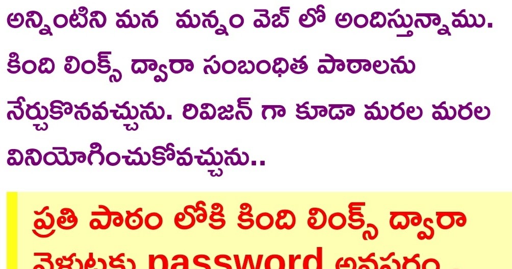 7th Class Science 1st Lesson Food Components Improve Your Learning With Good Collection Of Video Lessons Projects Works Mannamweb Com
