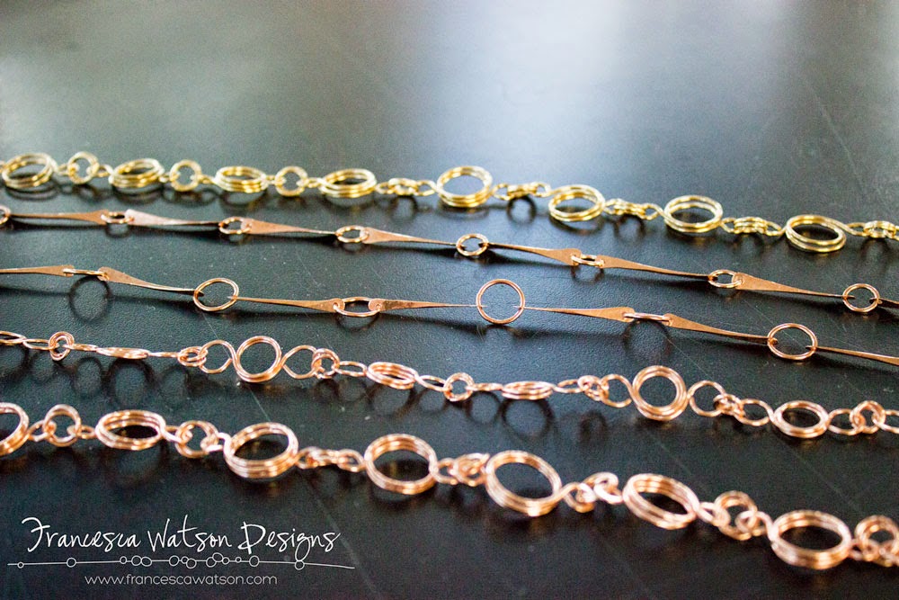 Art Jewelry Elements Tutorial Simple Twist Chain