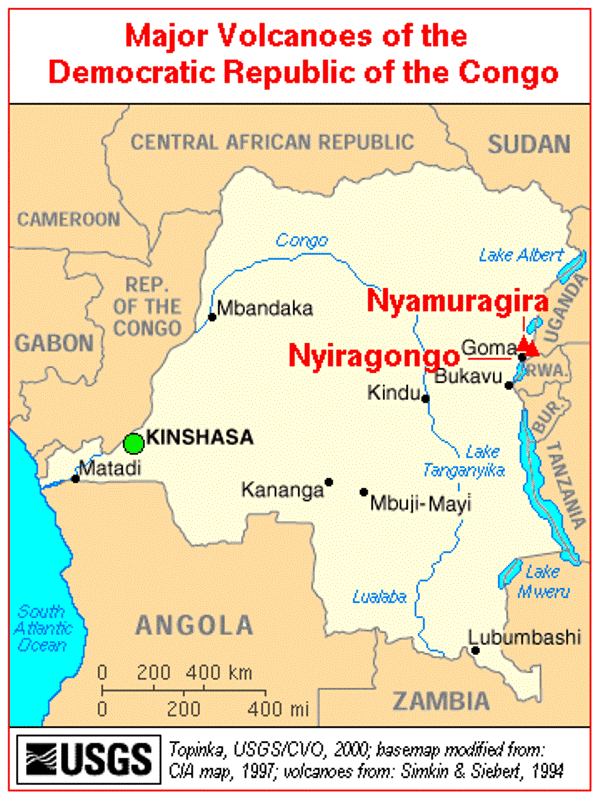 El Azul Volcanes de África