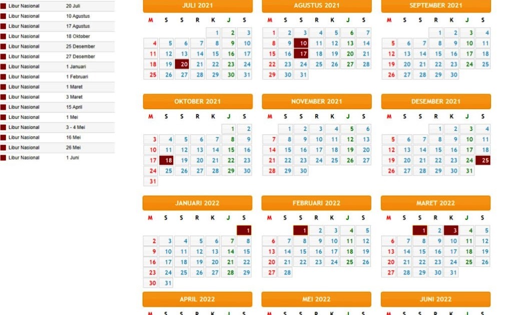 Terbaru Kalender Pendidikan Tahun Pelajaran 2021/2022 Terbaru Kalender Pendidikan Tahun Pelajaran 2021/2022
