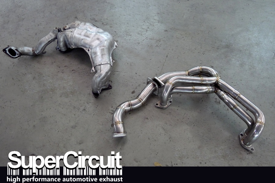 SUPERCIRCUIT Exhaust Pro Shop Subaru BRZ Headers & Over Pipe