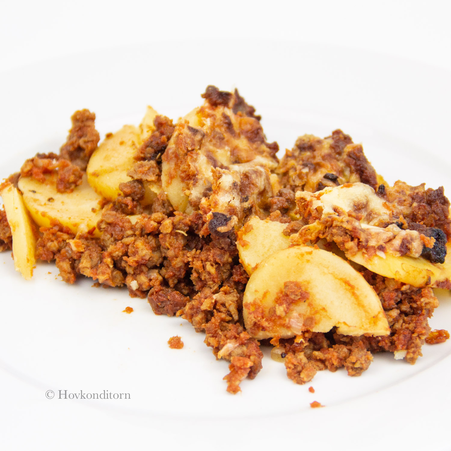 Potato Minced Meat Sauce Casserole