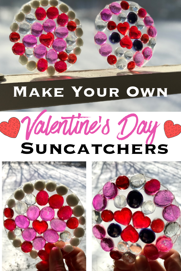 DIY Valentine's Day Suncatchers Easy Valentine's Day Crafts The