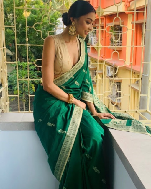 Indian Model Latest Hot Stills In Saree 10