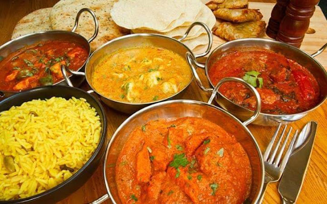 food: spicy Punjabi  food