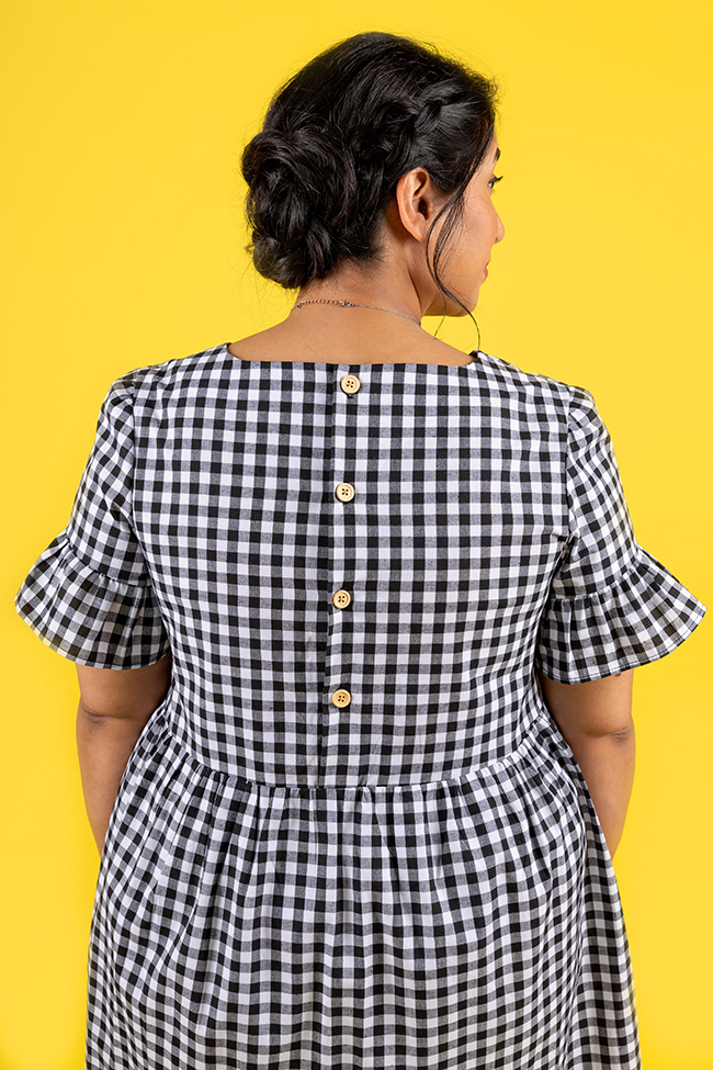 Indigo smock top and dress add-on sewing pattern - Tilly and the Buttons