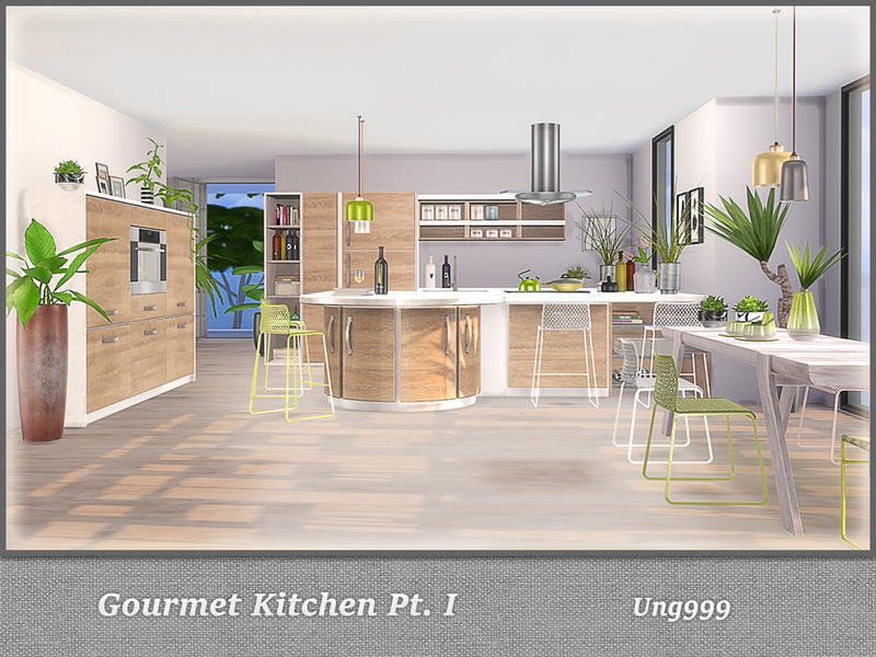 Sims 4 CC's The Best Gourmet Kitchen Pt. I by ung999