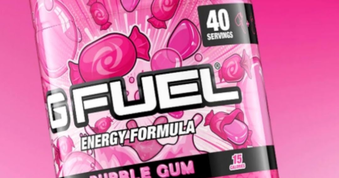 The Supp Plug G Fuel to Roll Out New Bubble Gum Flavor April 29th