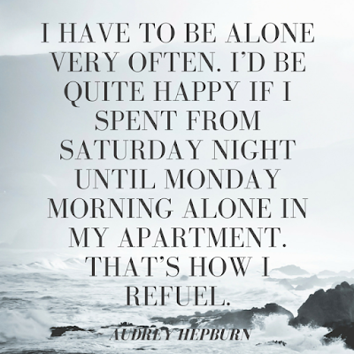 Life of an introvert, introvert quotes, Audrey Hepburn