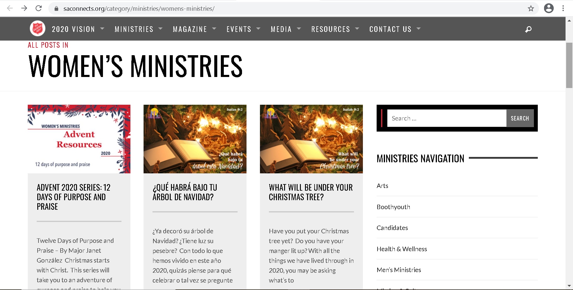 Salvation Army Women’s Ministries USA 2022