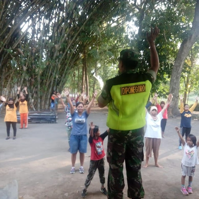 Babinsa Taskombang Hadir Sosialisasi Lounching Posbindu Maharani