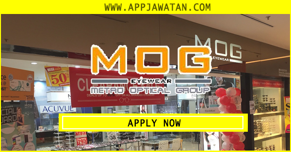 Jawatan Kosong di Metro Eyewear Holdings Sdn Bhd