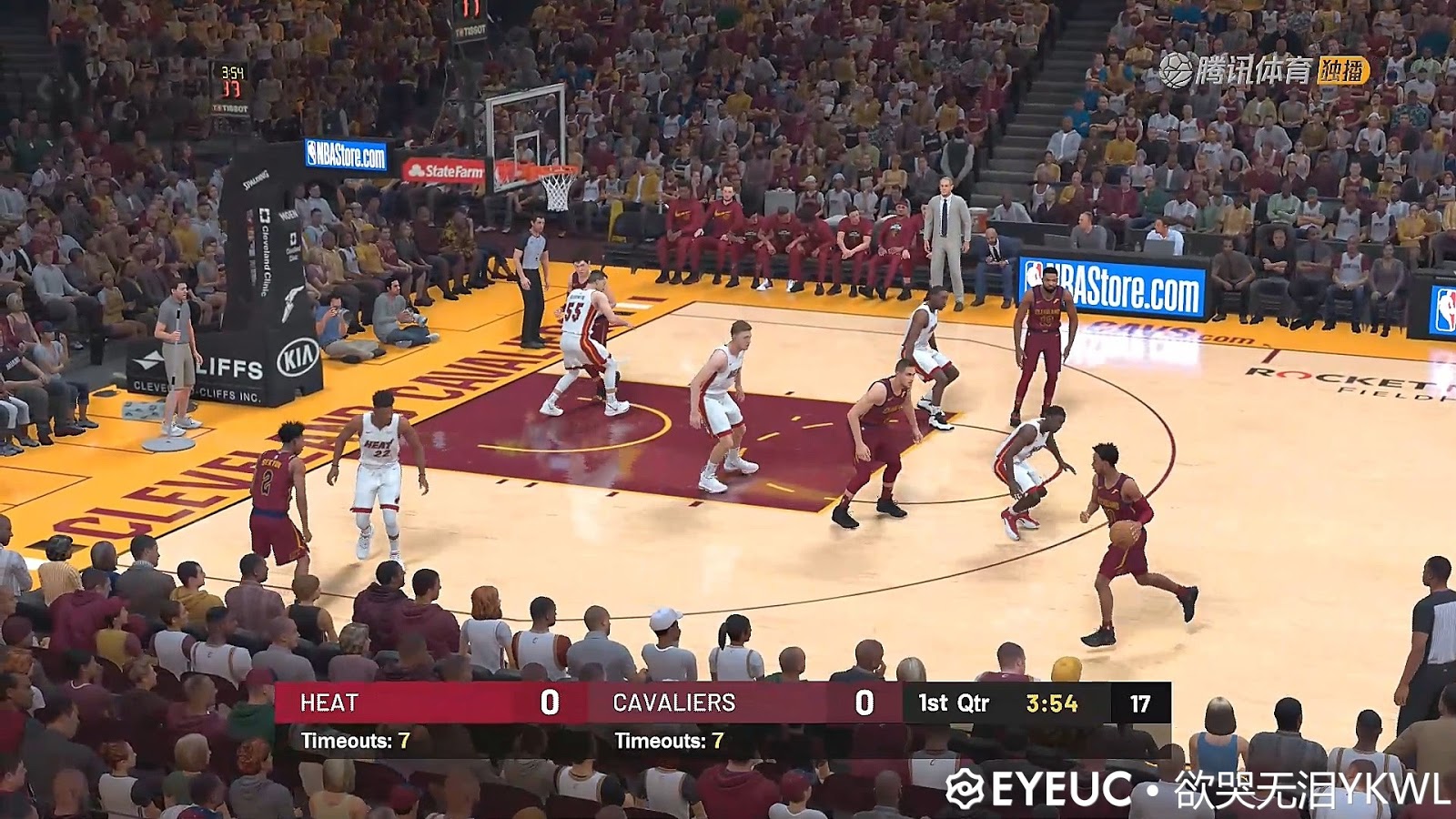 NBA 2K20 Realism Graphic Mod Cleveland Cavaliers Arena by Looyh