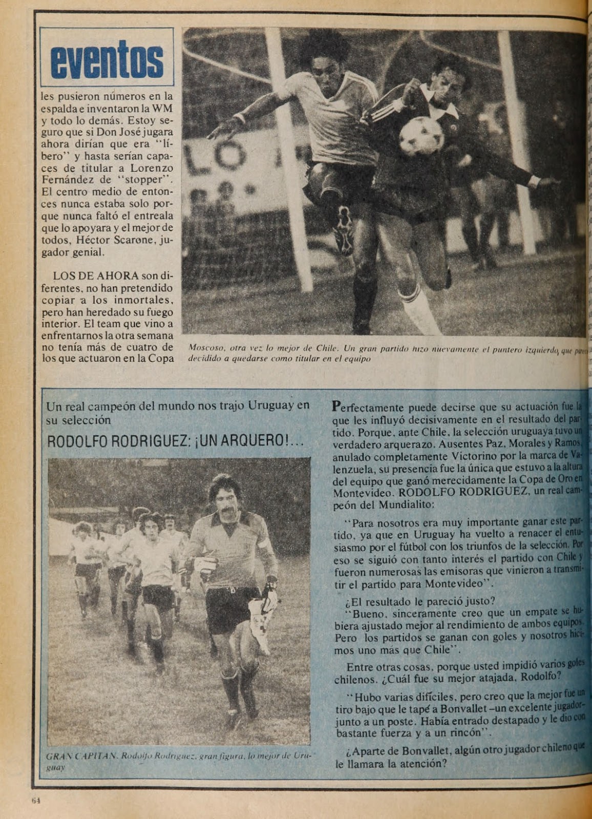 Partidos de la Roja [29/04/1981] ChileUruguay 12