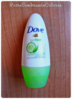 desodorante Dove go fresh pepino y té verde