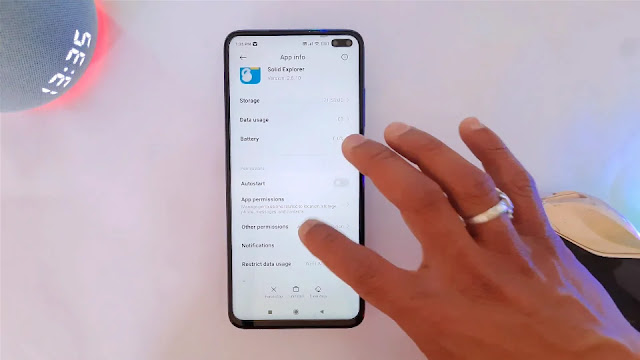 Other permissions in file manager