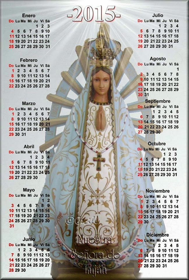 Calendarios religiosos 2019: completa e imprime tus propios Calendarios religiosos 2019: completa e imprime tus propios