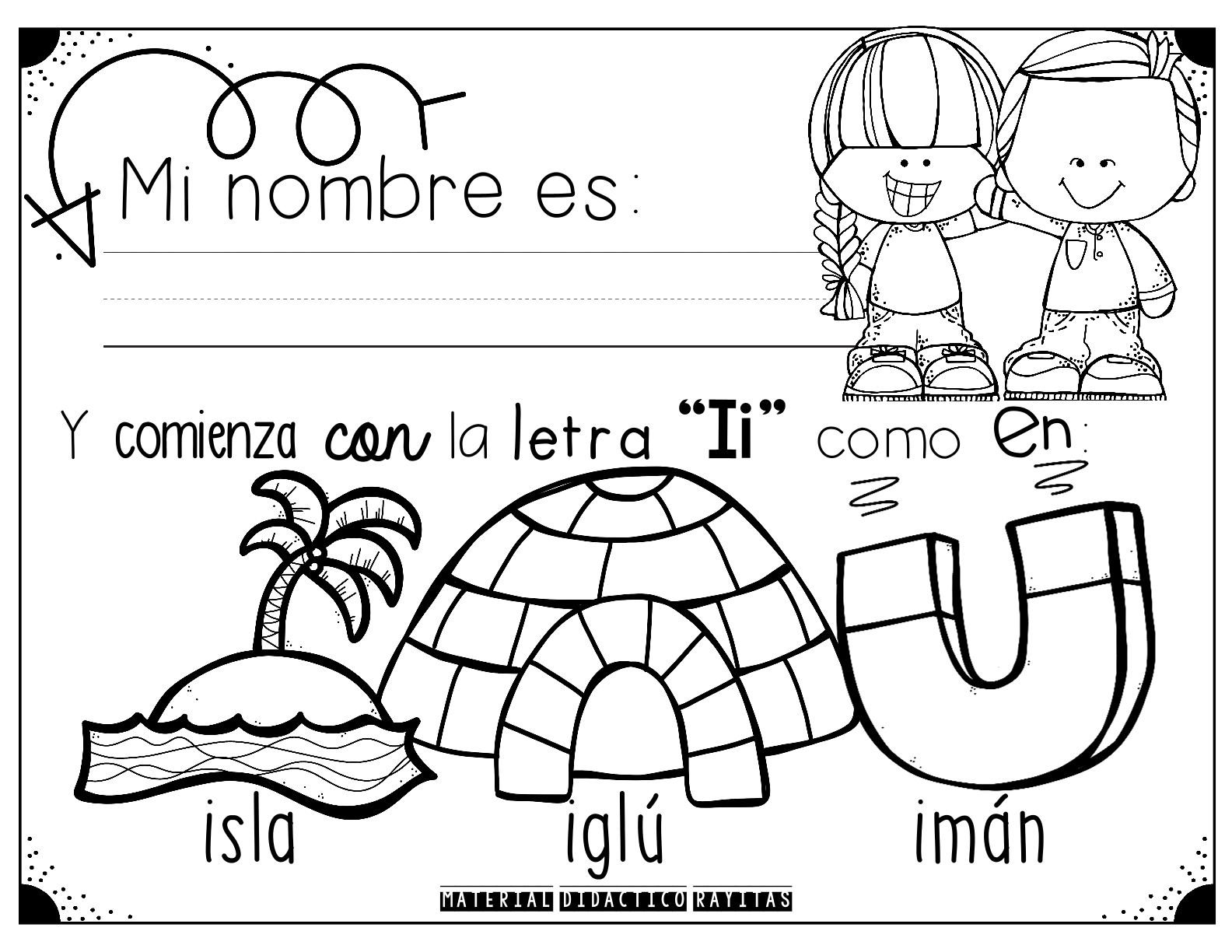 Aprendo La Letra De Mi Nombre Materiales Educativos Para Maestras