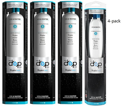 Everydrop Filter 3, EDR3RXD1, WHIRLPOOL 4396841, Refrigerator Water Filter, 4396710, RFC0800A COMPATIBLE (Pack of 4) $136.99